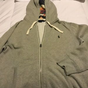 Polo Ralph Lauren Gray Hooded Sweatshirt